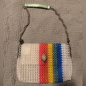 Karl Lagerfeld Colorful Beaded Shoulder Bag